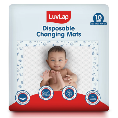 LuvLap Disposable Baby Underpad Cum Changing Mats
