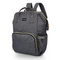 LuvLap Lily Multifunctional Waterproof Diaper Bag for Mothers for Travel, Mother Travelling Bag, Backpack Cum Tote bag for Mothers, Large storage capacity with 15 pockets (Grey)