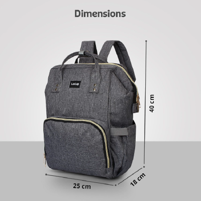 LuvLap Lily Multifunctional Waterproof Diaper Bag for Mothers for Travel