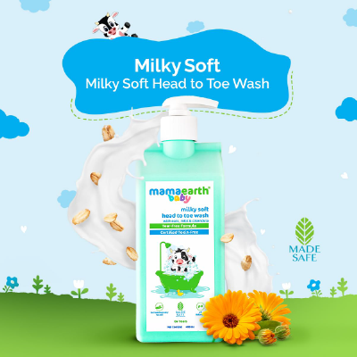 Mamaearth Milky Soft Head to Toe Wash 