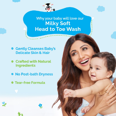 Mamaearth Milky Soft Head to Toe Wash 