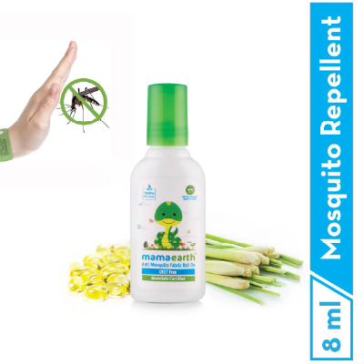 Mamaearth Anti Mosquito Fabric Roll On for Indoor & Outdoor use, Mosquito Repellent