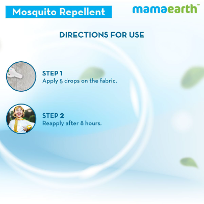 Mamaearth Anti Mosquito Fabric Roll On for Indoor & Outdoor use, Mosquito Repellent