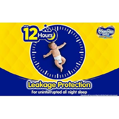 Mamypoko pants All Night Absorb| Pant Style Baby Diapers New Born Size(XS)