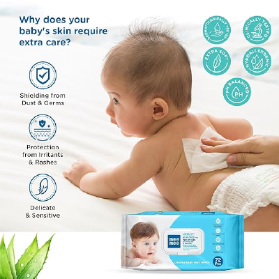 Mee Mee Soft Gentle Baby Wet Wipes