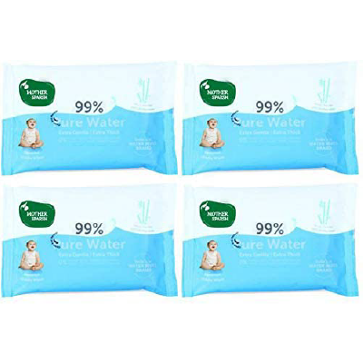 Mother Sparsh Thick Fabric Baby Water Based Unscented Wipe