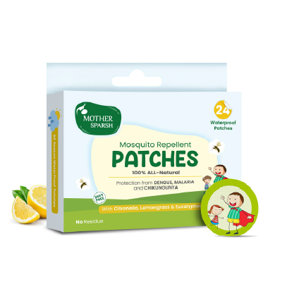 Mother Sparsh 100% All Natural Mosquito Repellent Patches for Babies