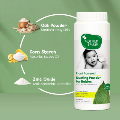 Mother Sparsh Plant Powered Dusting Powder