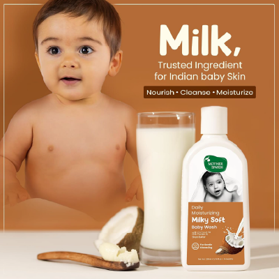 Mother Sparsh Milky Soft Baby Wash