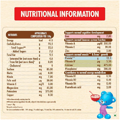 CEREGROW Multigrain Milk & Fruits Cereal
