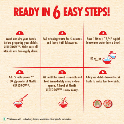 CEREGROW Multigrain Milk & Fruits Cereal