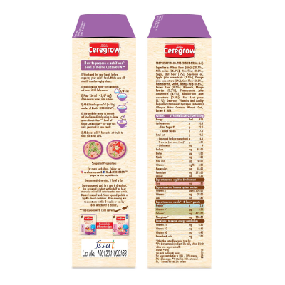 CEREGROW Multigrain Milk & Fruits Cereal