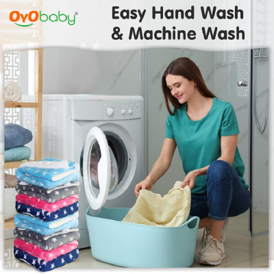 OYO BABY Soft Fleece Baby Blanket