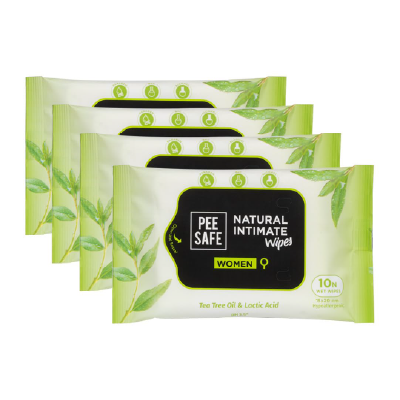 Peesafe Natural Intimate Wipes