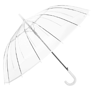 Portible Clear Transparent, Durable Wind-Resistant Umbrella