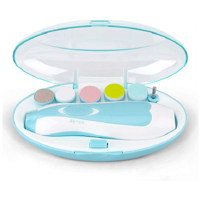 RIGHTWELL Baby Nail File, Rightwell Electric Baby Nail Clipper With Led Front Light