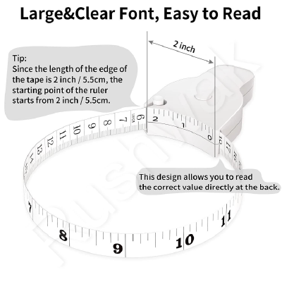 Rushwak Body Measuring Tape with Lock Pin
