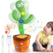Storio Rechargeable Toys Talking Cactus Baby Toys for Kids Dancing Cactus Toys Can Sing Wriggle & Singing Recording Repeat What You Say Funny Education Toys for Children Playing Home Decor for Kids