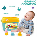 Toyshine Baby's First Shape Sorting Blocks Learning