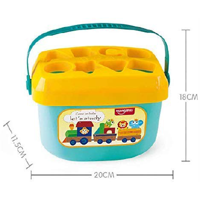 Toyshine Baby's First Shape Sorting Blocks Learning
