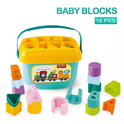 Toyshine Baby's First Shape Sorting Blocks Learning