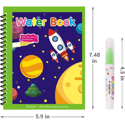 Toy Imagine™ Magic Water Doodle Book for Kids
