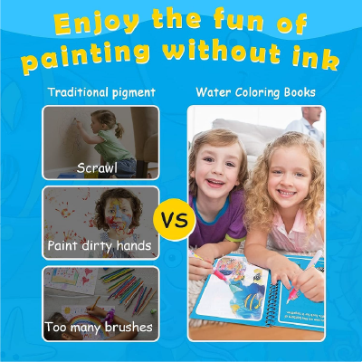 Toy Imagine™ Magic Water Doodle Book for Kids