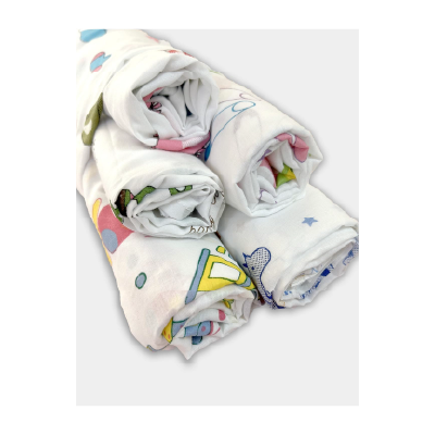 Trance Home Linen Super Soft 100% Cotton Baby Wrapper