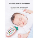 VGRASSP Radish Style Cute Rabbit Face Pretend Play Cell Phone Toy for Kids