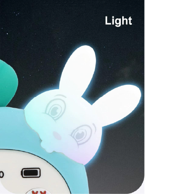 VGRASSP Radish Style Cute Rabbit Face Pretend Play Cell Phone Toy for Kids