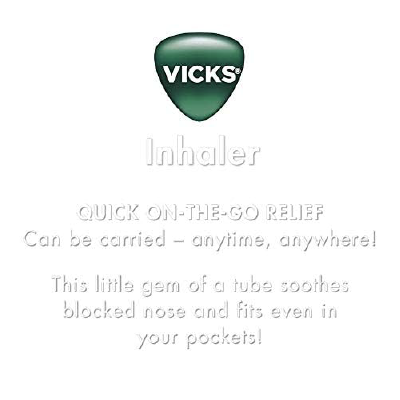 Vicks Inhaler, Portable Nasal Inhaler
