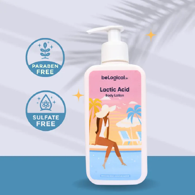 beLogical's 2% Lactic Acid Body Lotion