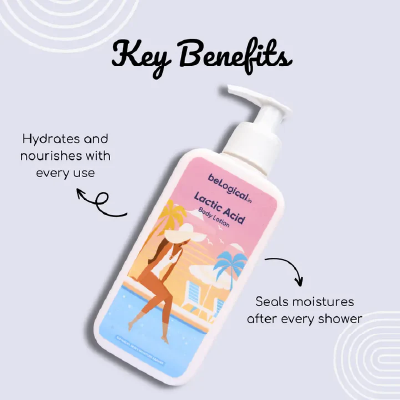 beLogical's 2% Lactic Acid Body Lotion