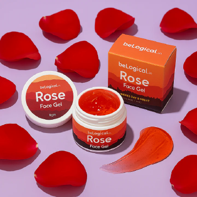 beLogical's Aloe & Rose Face Gel |