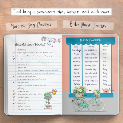 Bump to Baby : A Pregnancy Book to Capture Every Milestone of Mom & Baby’s 9-Month Journey