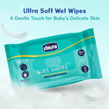 CHICCO Wet Wipes 216PCS(72PCS X 3 Packs)