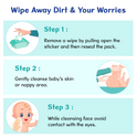 CHICCO Wet Wipes 216PCS(72PCS X 3 Packs)