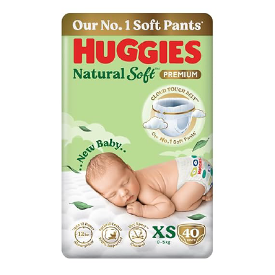 Huggies Natural Soft Premium Baby Diaper Pants
