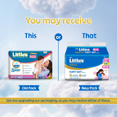 Little's Premium New Born Baby Diaper Pants Style (NB)