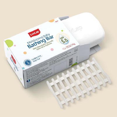 LuvLap Moisturizing Baby Bathing Bar