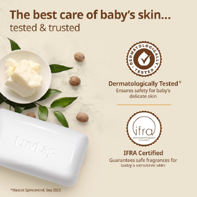 LuvLap Moisturizing Baby Bathing Bar