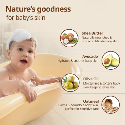 LuvLap Moisturizing Baby Bathing Bar