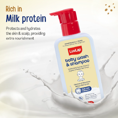 LuvLap Baby Wash & Shampoo