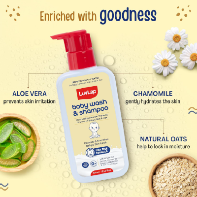 LuvLap Baby Wash & Shampoo