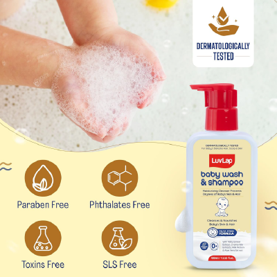 LuvLap Baby Wash & Shampoo